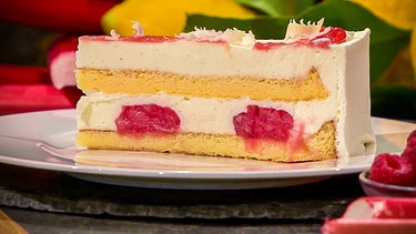 Rhabarber-Vanille-Torte | Bild: Wir in Bayern